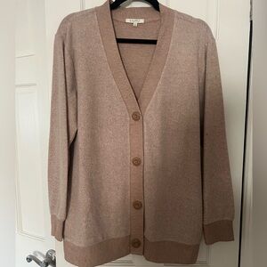 Z Supply Women's Beige Cardigan Sweater